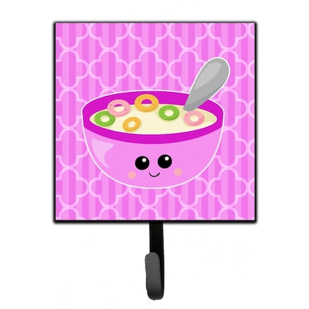 Jensendistributionservices Pink Bowl of Cereal Leash or Key Holder MI1711415